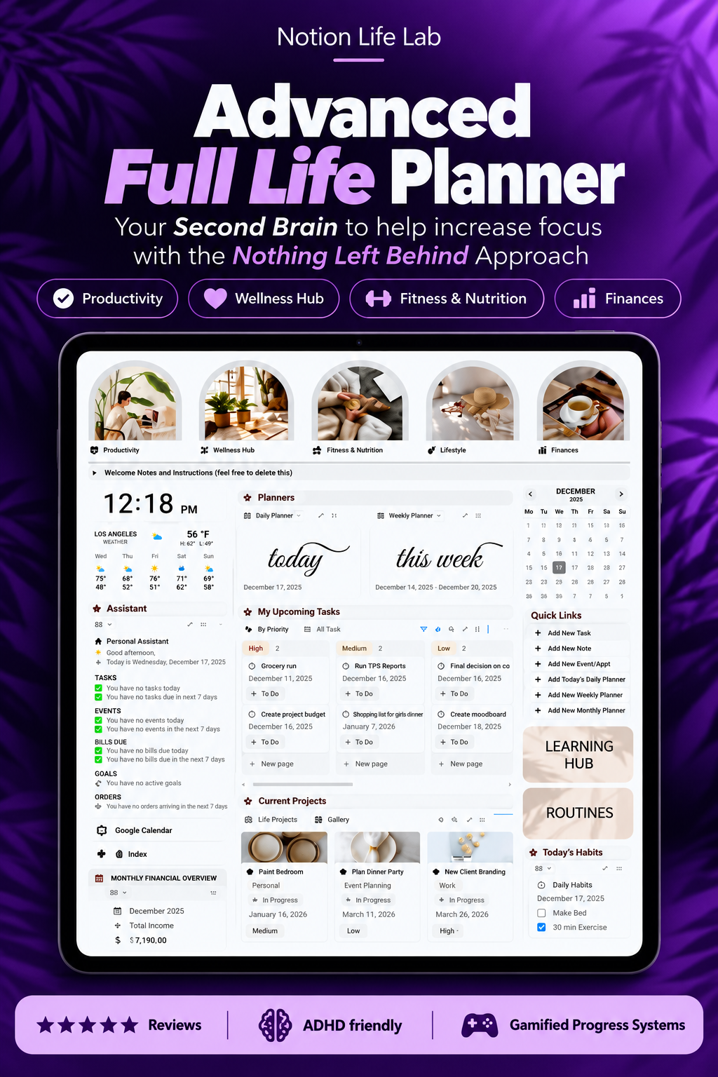 Advanced Full Life Planner