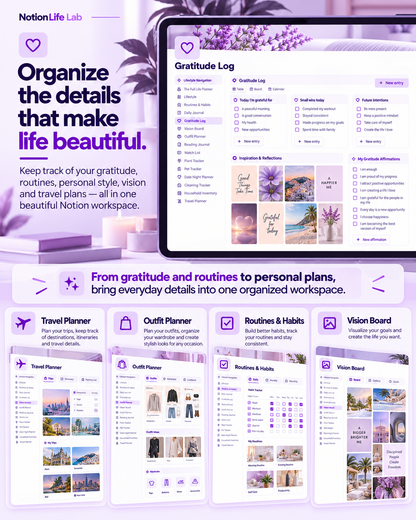 Advanced Full Life Planner