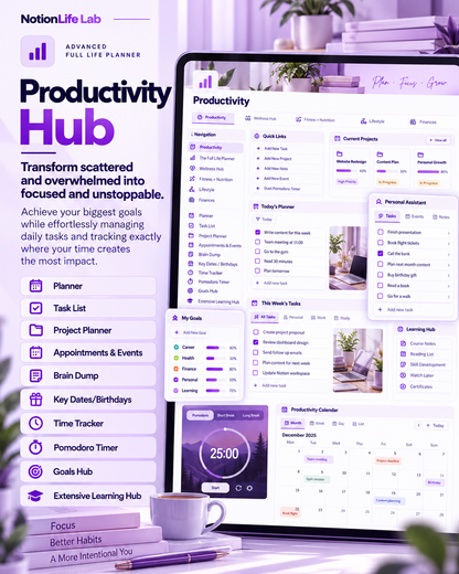 Advanced Full Life Planner